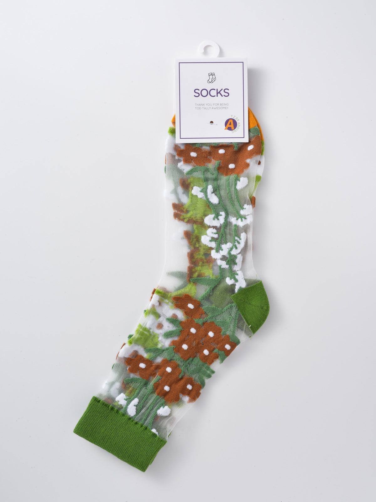 Rufia - Delicate Floral Summer Socks