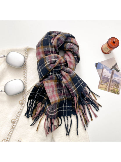 Scarvii - Classic Checkered Cozy Winter Scarf
