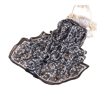 Scarvii - Fashion Floral Soft Scarf - Elegant & Pretty