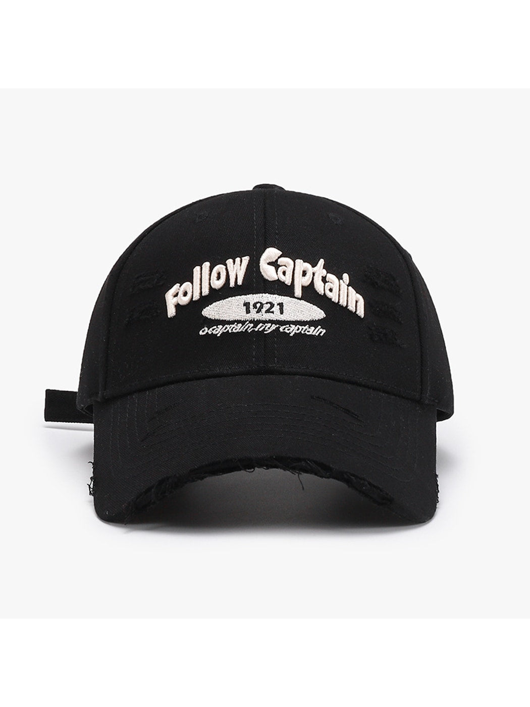 Haila - Curved Brim Letter Graphic Baseball Cap