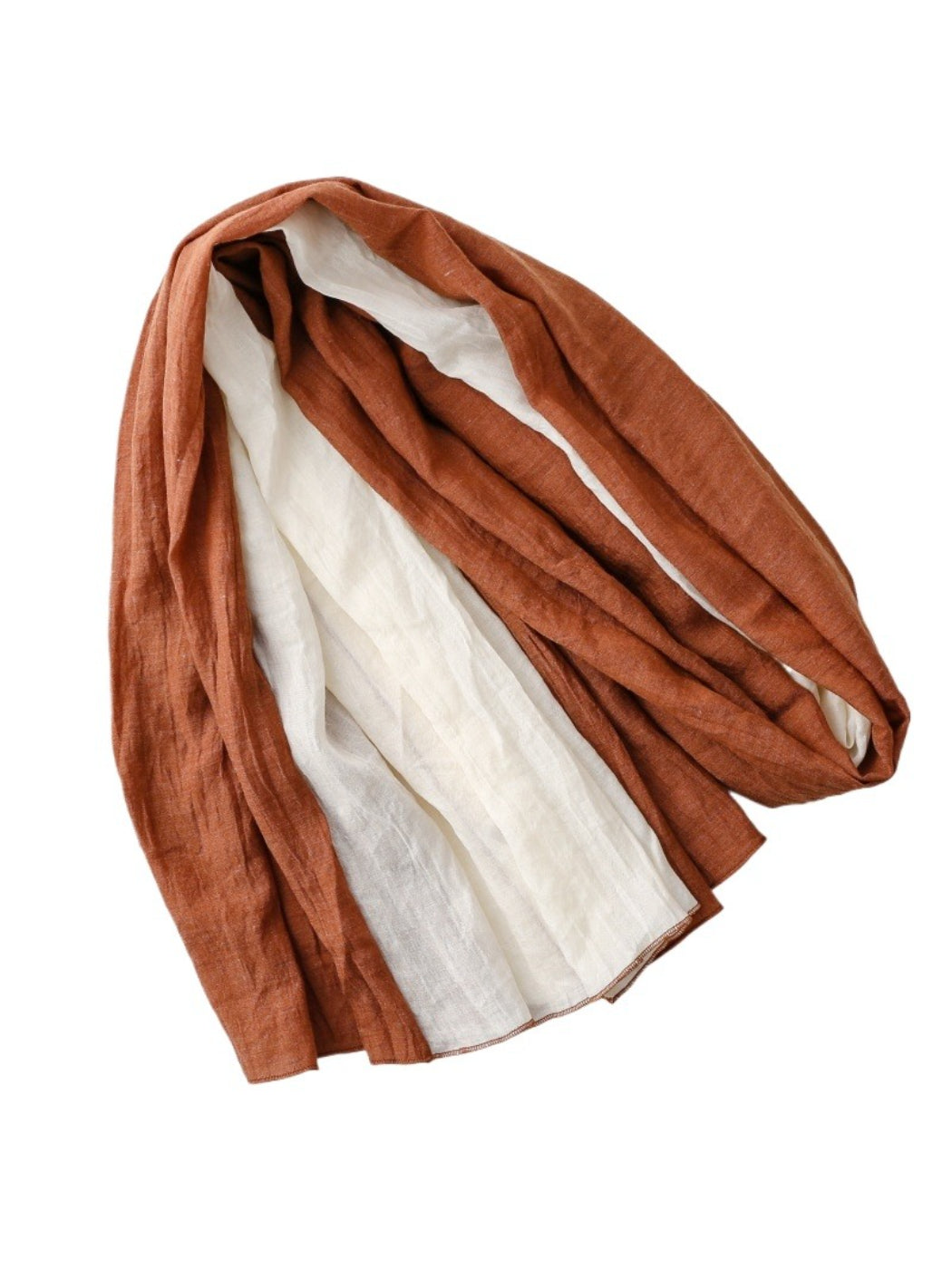 Scarvii - Contrast Panel Soft Drape Everyday Scarf