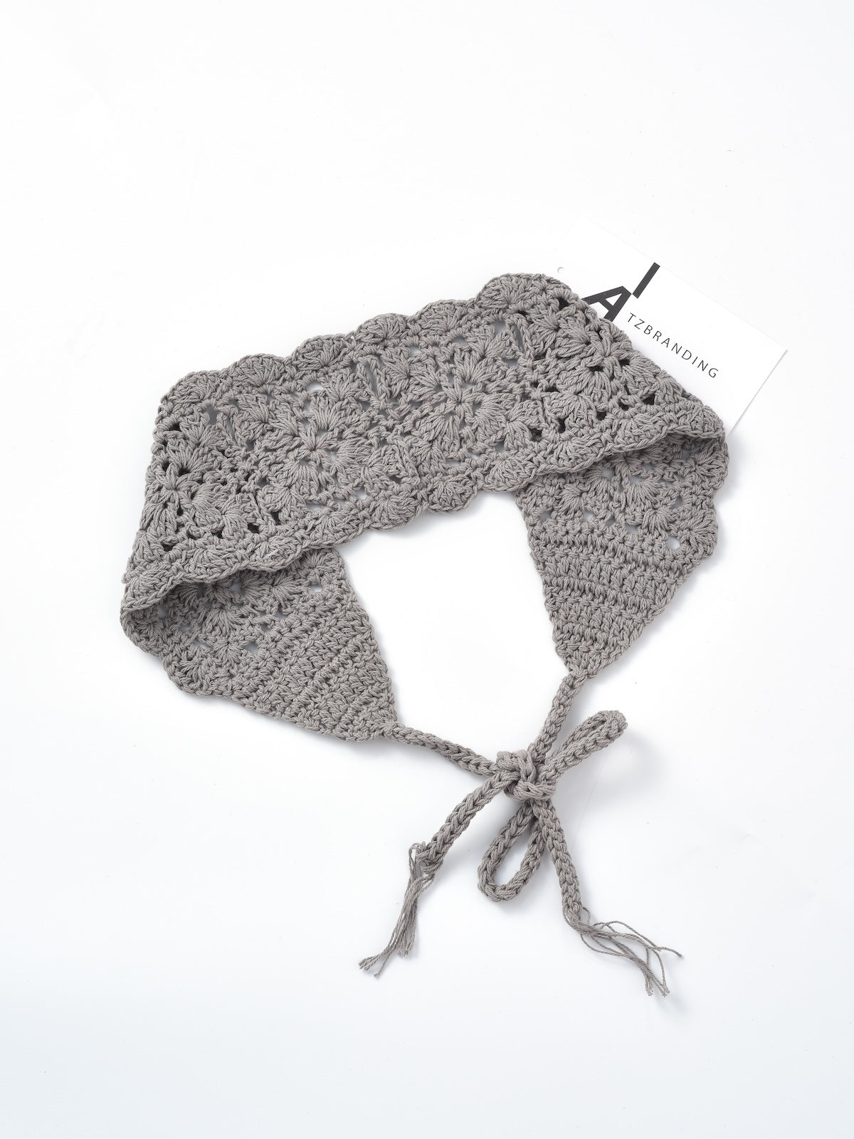 Scarvii- Crochet Tie-Back Headband