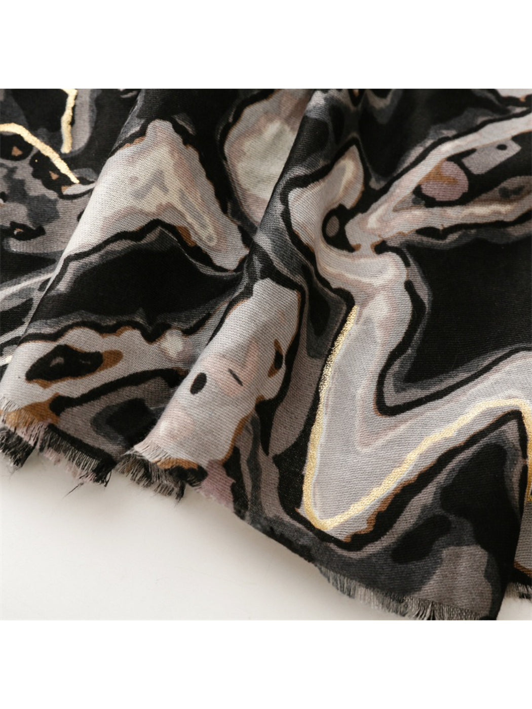 Scarvii - Abstract Marble Print Scarf