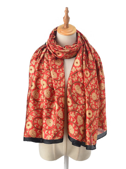 Scarvii – Floral Vine Long Scarf