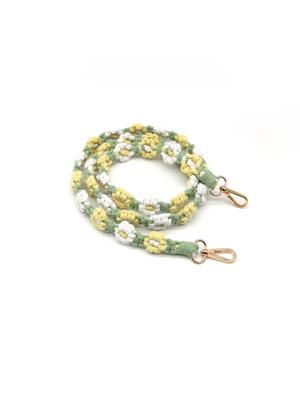 Koco Crochet Daisy Phone Lanyard & Keychain product shape