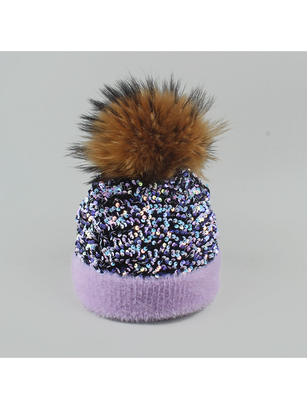 Haila - Women's Pom Pom High Crown Knit Beanie