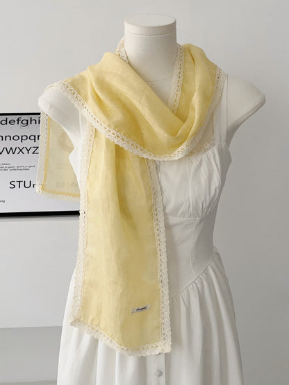 Scarvii Lace Border Lightweight Scarf product image