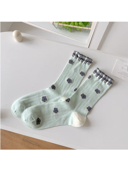 Rufia - Floral Patchwork Crew Socks product image 5