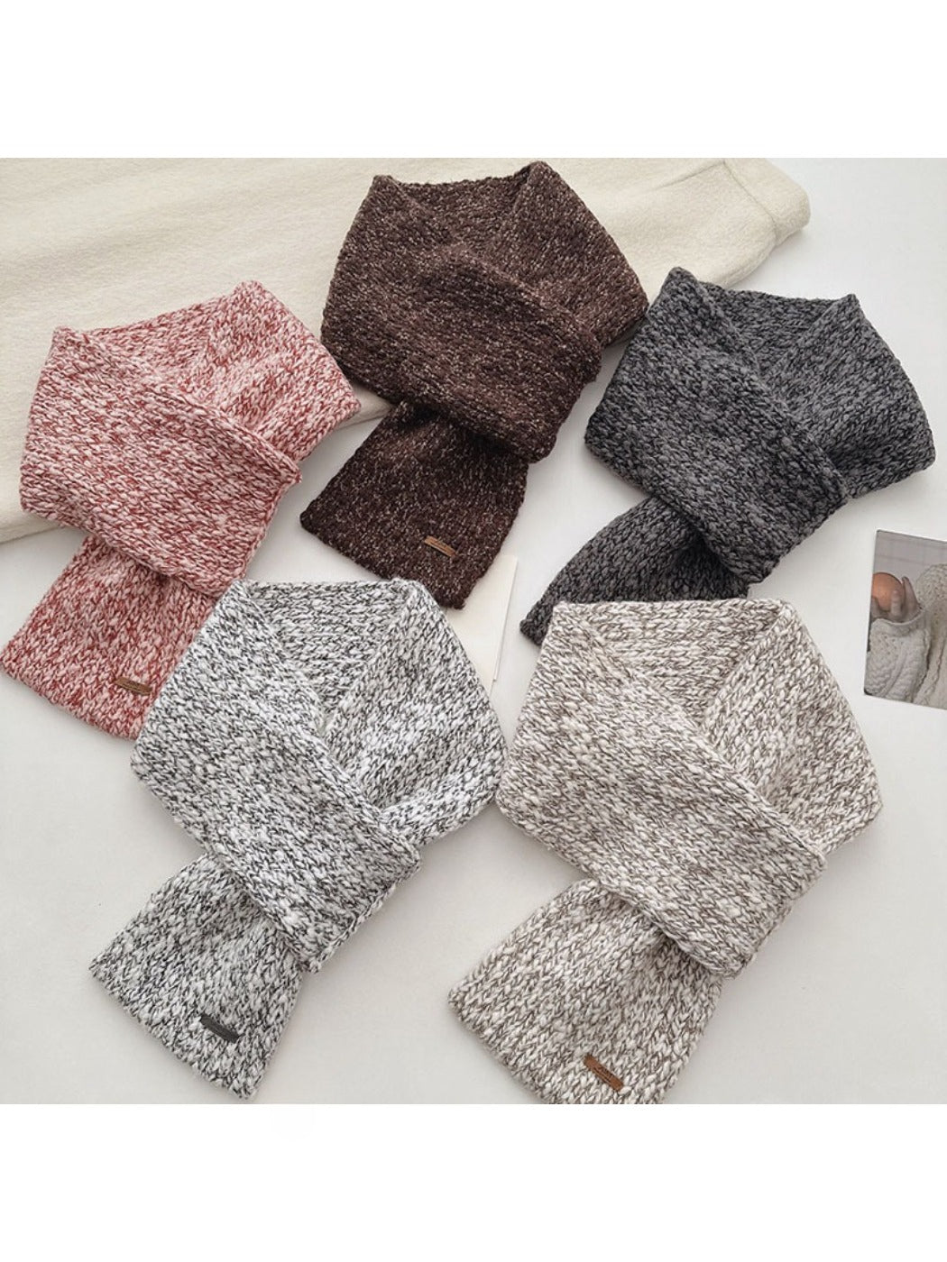 Scarvii - Cozy Heather Knit Scarf