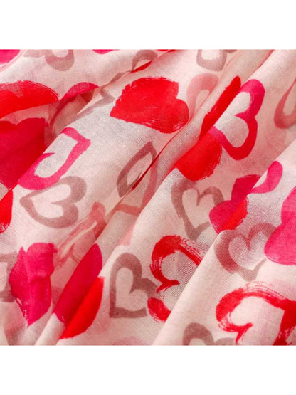 Scarvii - Soft Heart Illustration Everyday Scarf