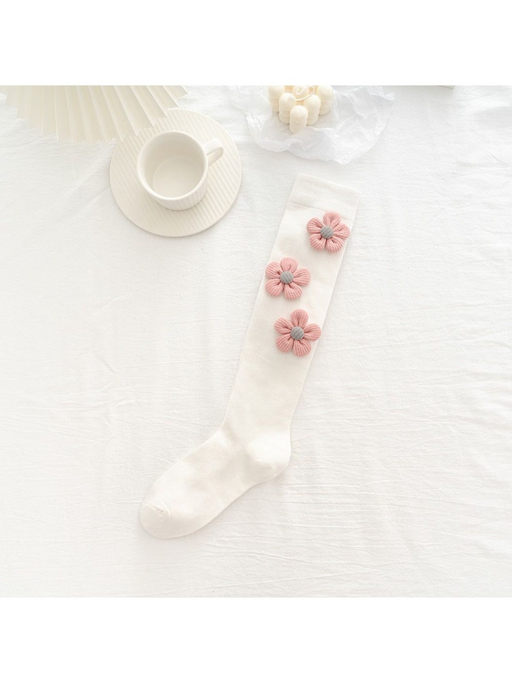 Rufia - Floral Bow Knee High Socks product image 6