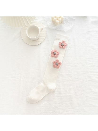 Rufia - Floral Bow Knee High Socks product image 6