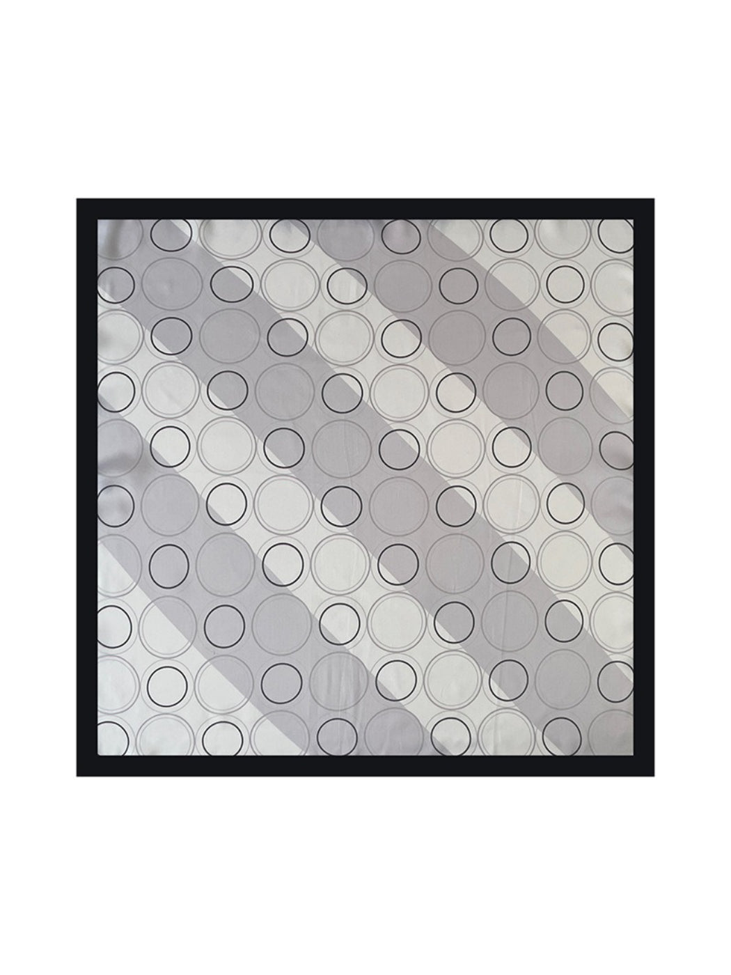 Scarvii - Minimal Circle Print Square Scarf