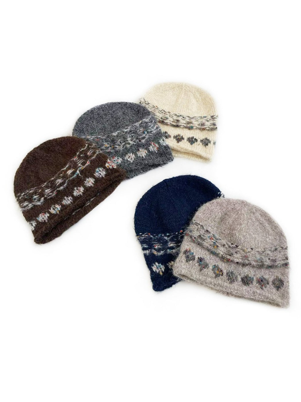 Haila - Vintage Jacquard Soft Knit Beanie