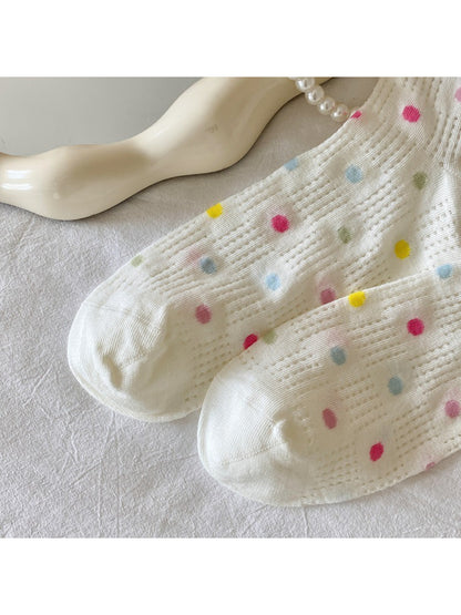 Rufia - Pastel Texture Mix Crew Socks