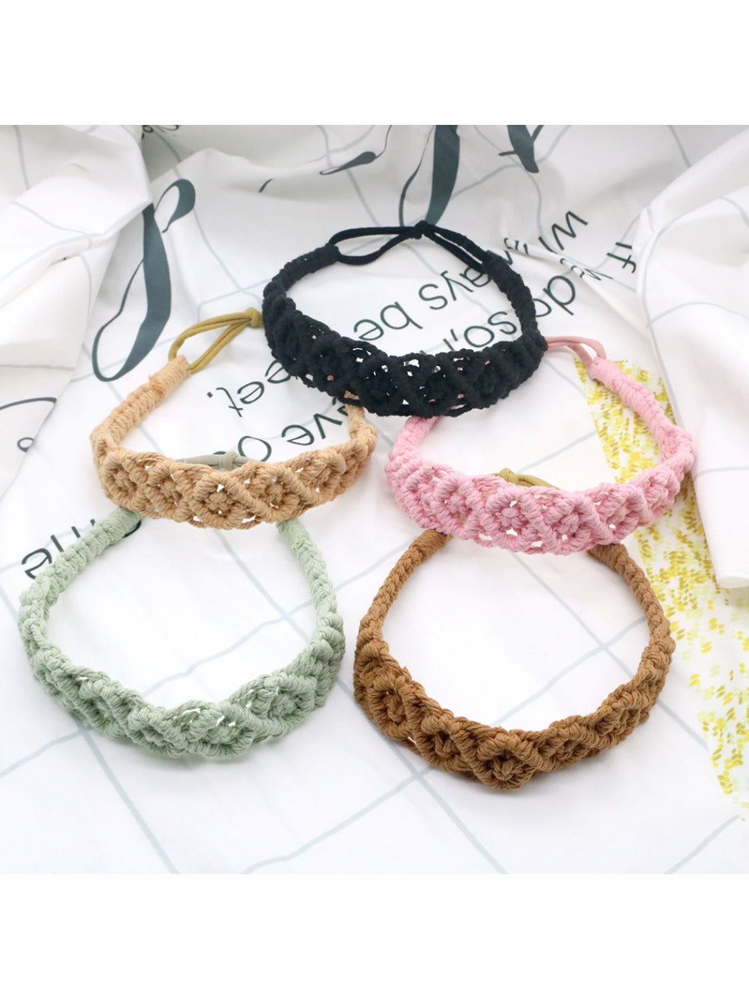 Scarvii - Bohemian Braided Rope Headband & Hair Accessory