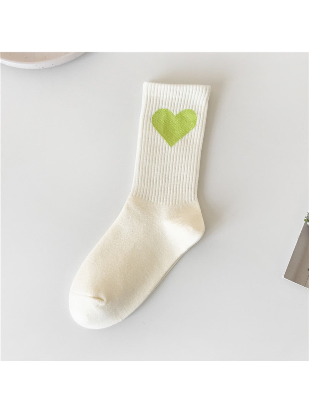 Rufia - Smiley & Heart Graphic Crew Socks