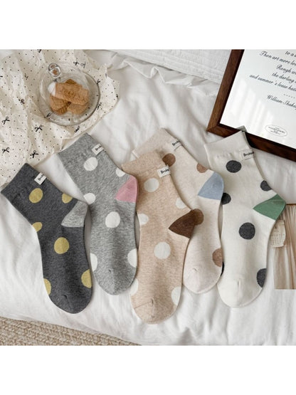 Rufia - Casual Polka Dot Crew Socks product image 1