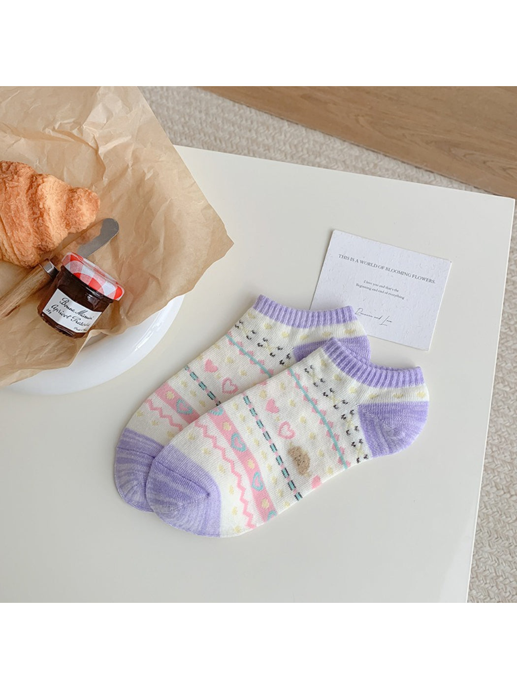 Rufia - Pastel Heart Ankle Socks product image 6