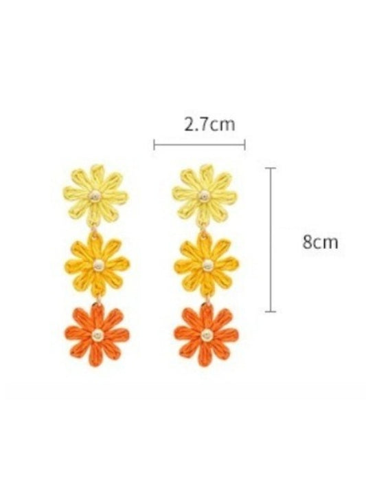 Earwish – Raffia Bloom Tassel Earrings