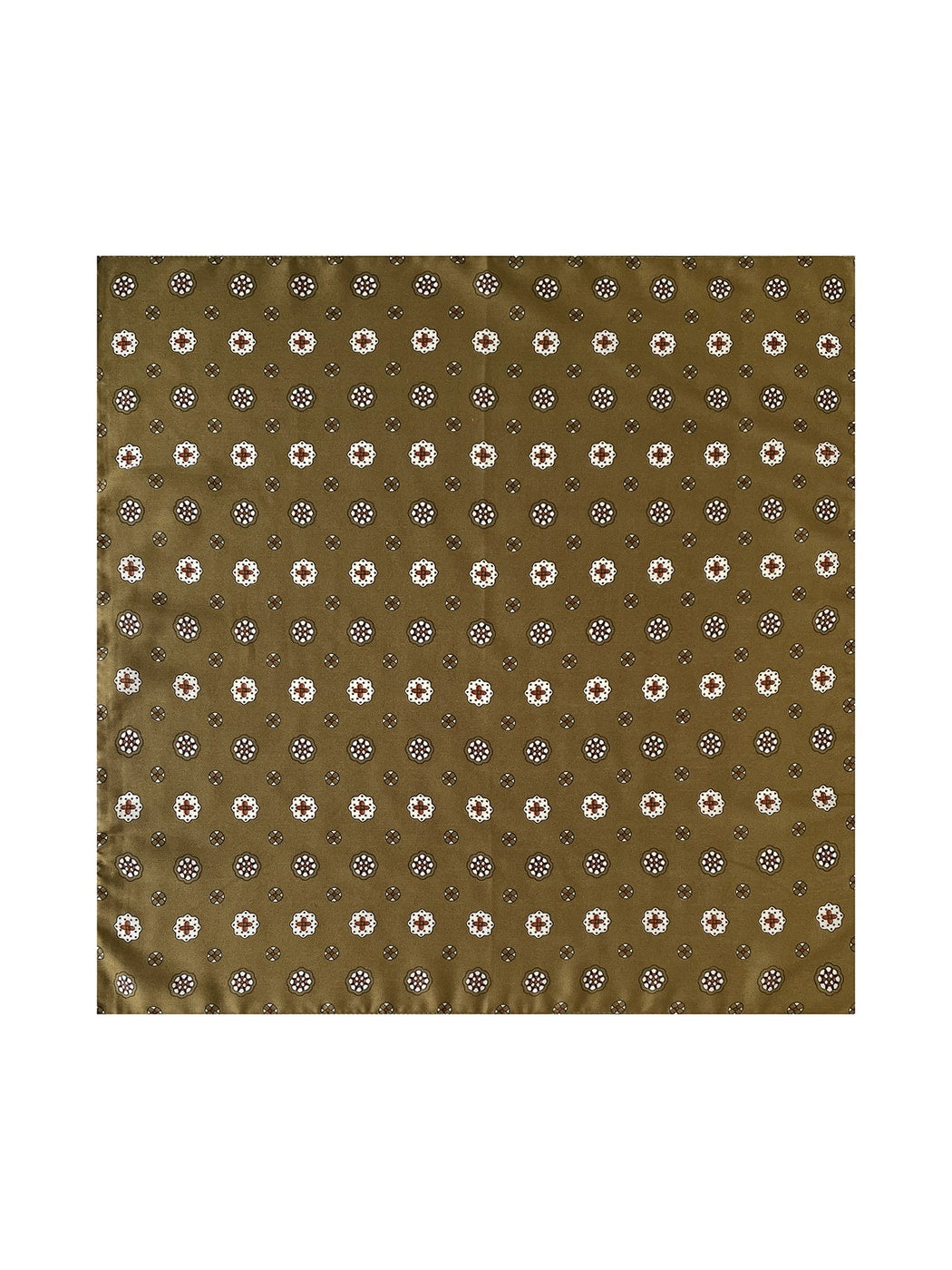 Scarvii - Geometric Medallion Print Square Scarf