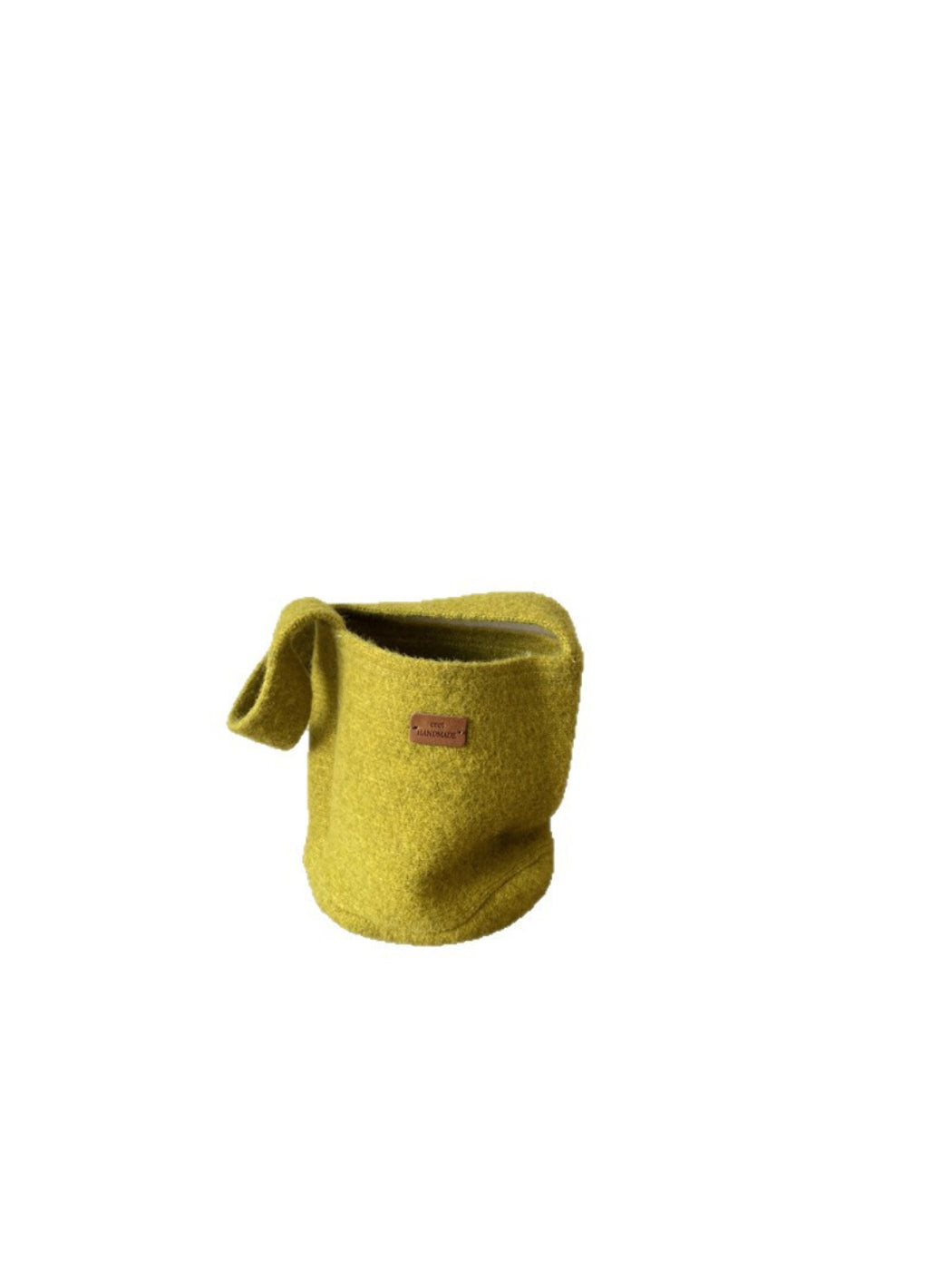 Cosbai - Textured Knit Bucket Handbag