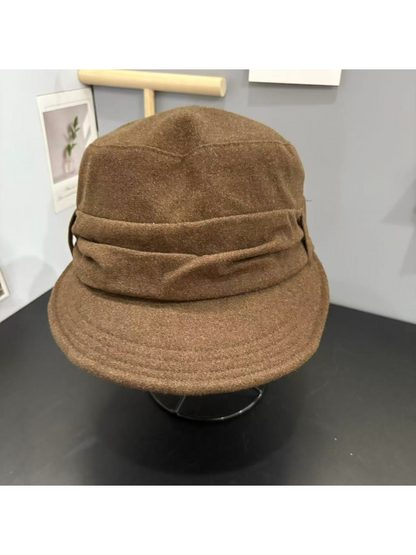 Haila - Pleated Brim Newsboy Cap