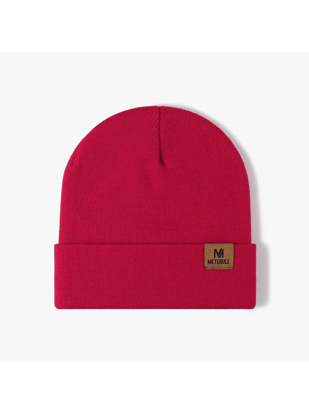 Haila - Letter Patch Cuffed Beanie