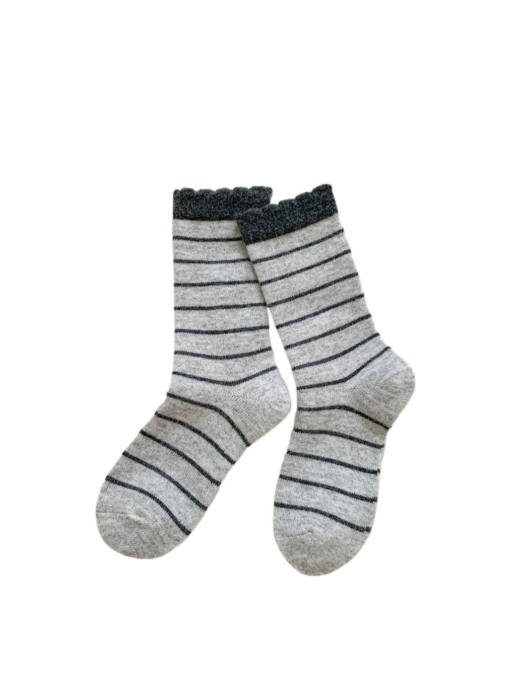 Rufia – Cozy Striped Mid-Calf Socks