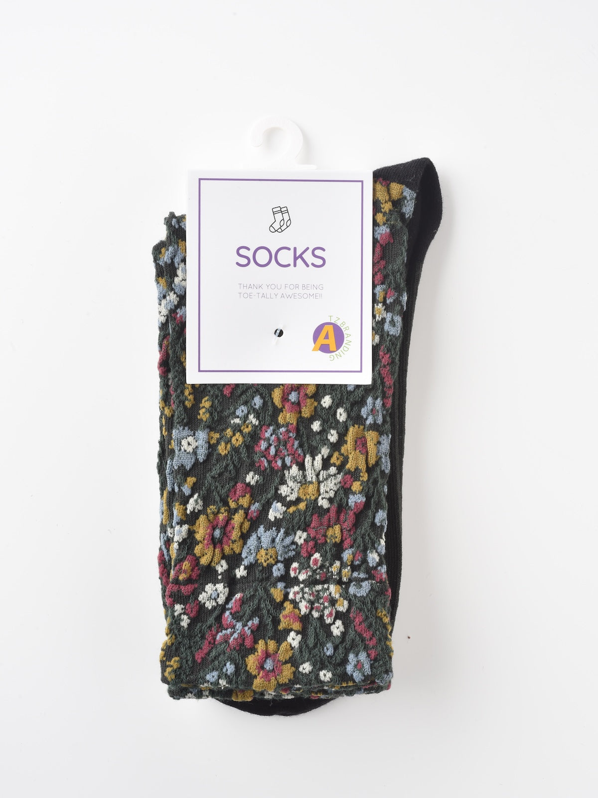 Rufia - Vintage Floral Mid-Calf Socks