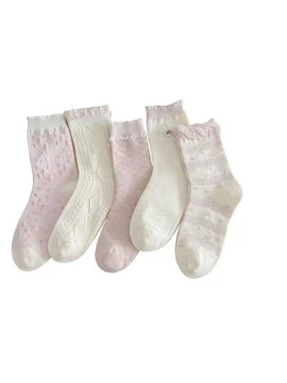 Rufia - Sweet Floral Women Crew Socks