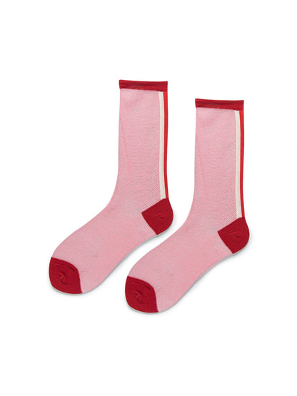 Rufia - Clean Line Sheer Crew Socks