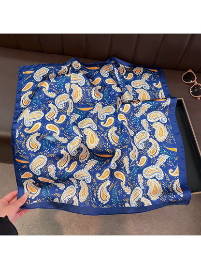 Scarvii Vintage Paisley Pattern Square Scarf