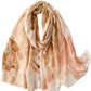 Scarvii - Gradient Style Scarf with Iris Print