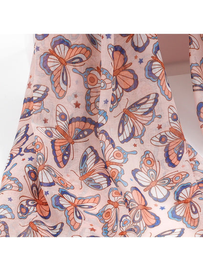 Scarvii - Elegant Fashion Butterfly Print Scarf