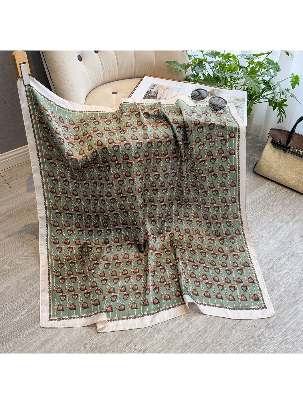 Scarvii - Hourglass Pattern Square Scarf