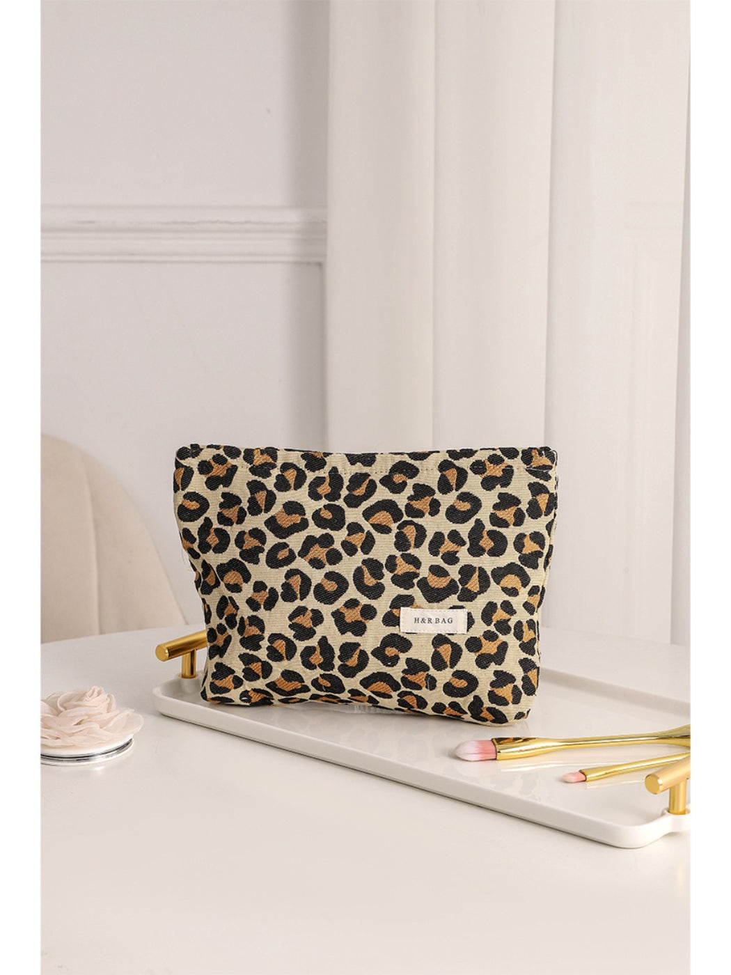 Cosbai - Wild Animal Print Cosmetic Bag