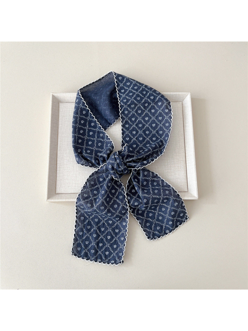 Scarvii - Floral Patchwork Narrow Scarf