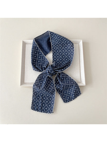 Scarvii - Floral Patchwork Narrow Scarf