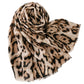 Scarvii - Classic Winter Scarf with Leopard Print