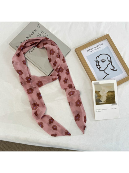 Scarvii - Boho Print Skinny Scarf