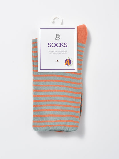 Rufia - Classic Multi Stripe Crew Socks