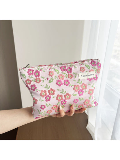 Cosbai - Makeup Bag & Pouch with Floral