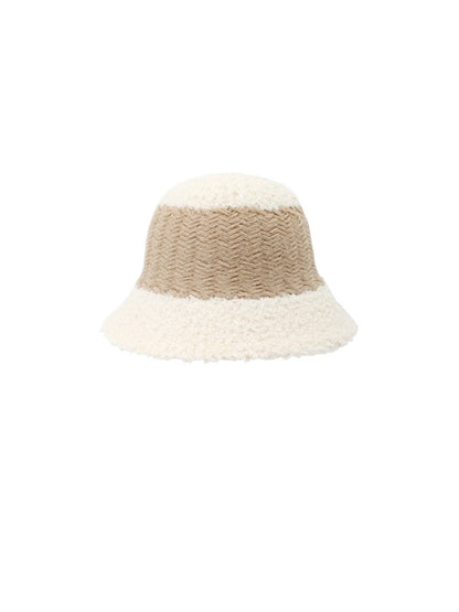 Haila – Two-Tone Fuzzy Bucket Hat