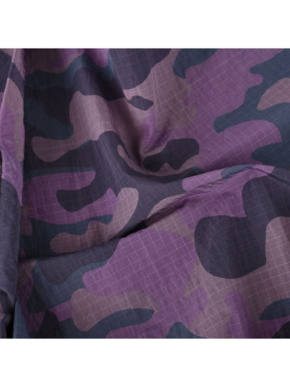 Haila - Camouflage Pattern Curved Brim Headscarf Cap