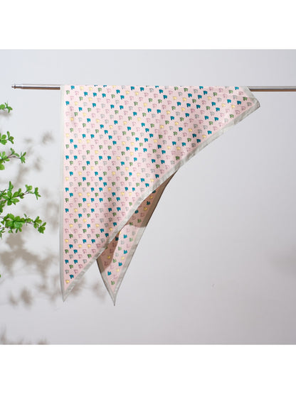 Scarvii - Sweet Printed Border Triangle Bandana