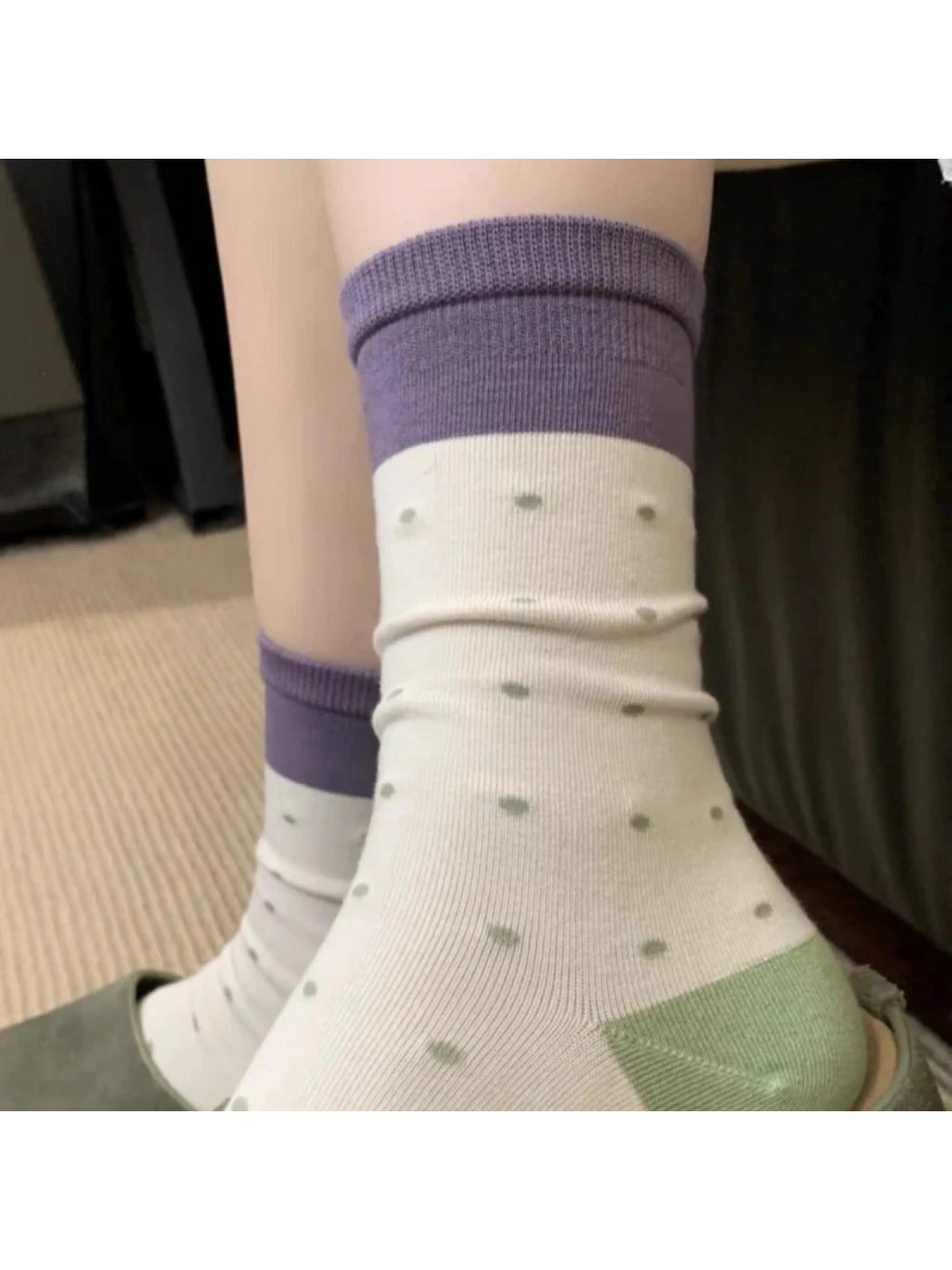 Rufia - Polka Dot Crew Socks