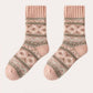 Rufia - Thick Bohemian Pattern Mid-Calf Socks - Soft & Warm