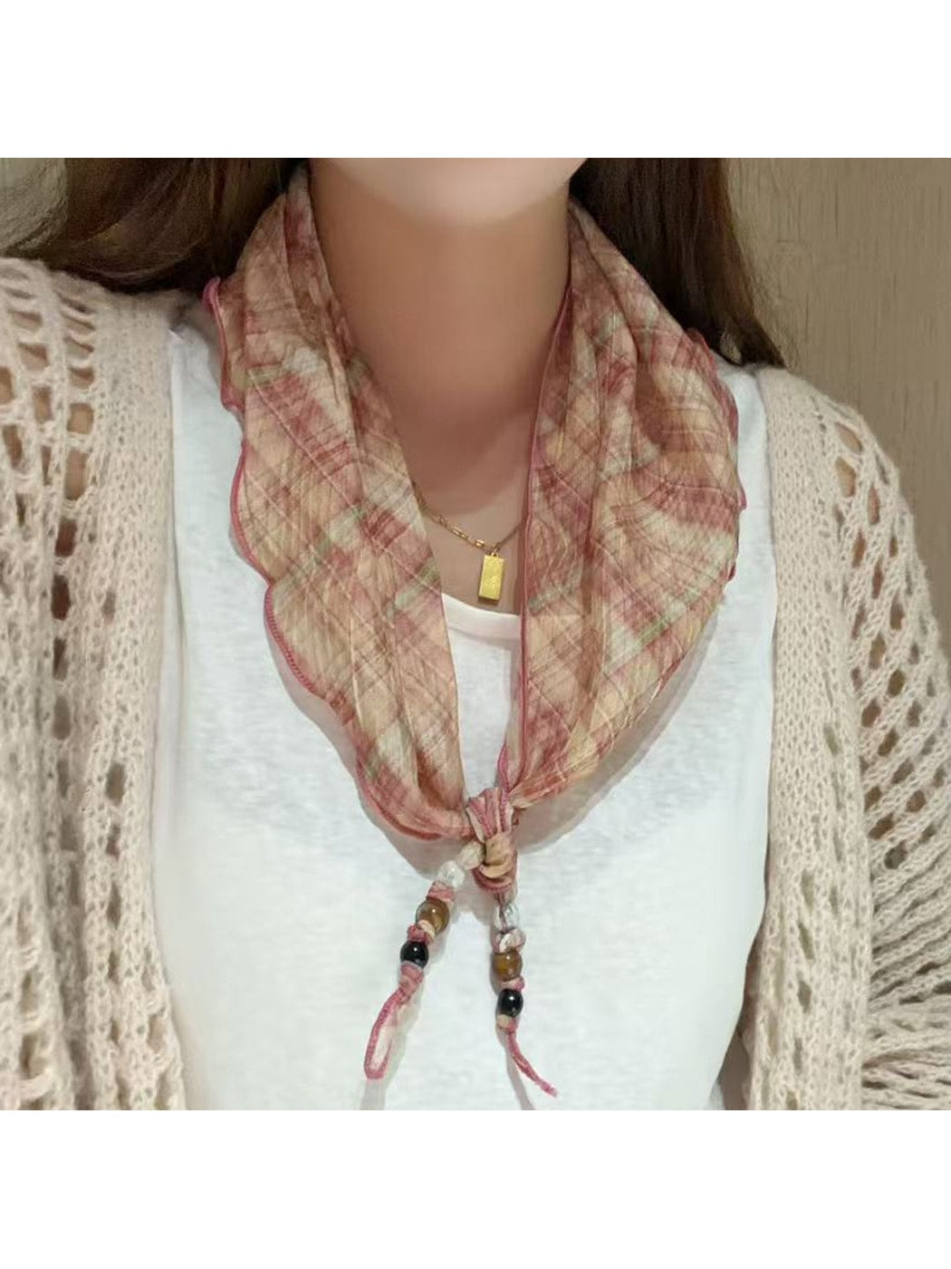 Scarvii - Elegant Lightweight Neck Accent Scarf
