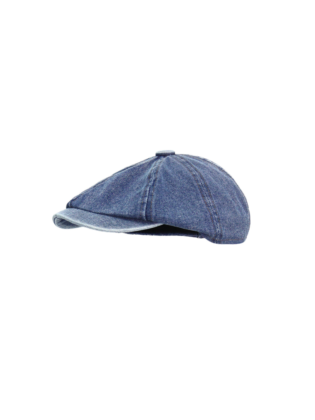Haila - Panelled Button Top Newsboy Cap
